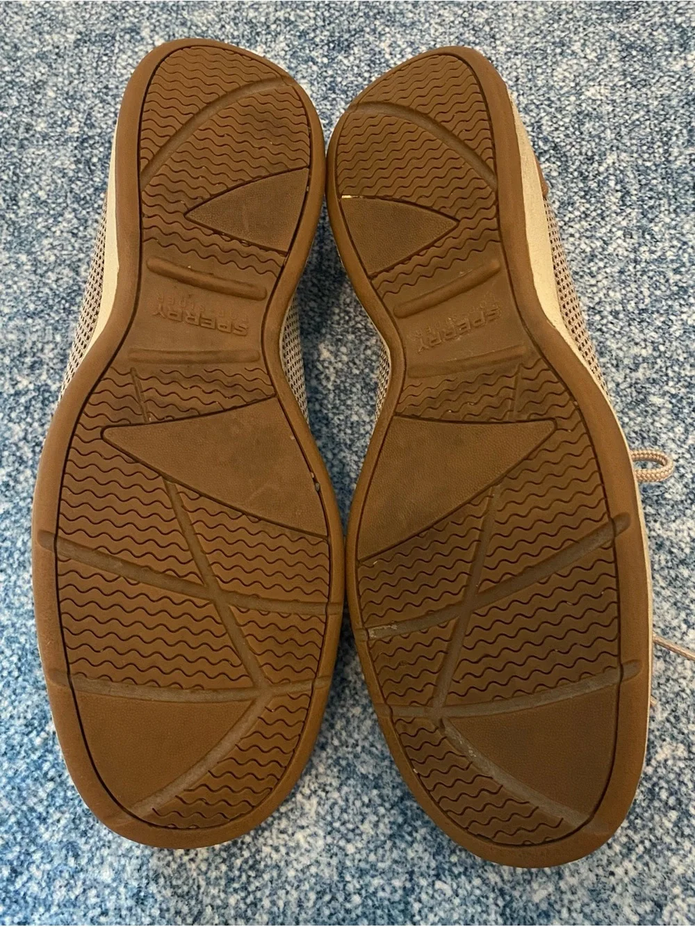 Sperry Men's Boat Shoes in Tan and Beige